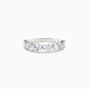 Effy Jewelry Pave Classica 14K White Gold Multi Shape Diamond Band 0.80 TCW | Rings