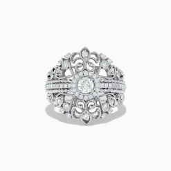 Effy Jewelry Pave Classica 14K White Gold Diamond Ring | Rings