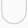 BH Multi Pave Classica 14K White Gold Diamond Tennis Necklace 10.51 TCW | Necklaces & Pendants
