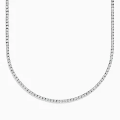 BH Multi Pave Classica 14K White Gold Diamond Tennis Necklace 10.51 TCW | Necklaces & Pendants