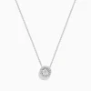 BH Multi Pave Classica 14K White Gold Diamond Pendant 0.49 TCW | Necklaces & Pendants