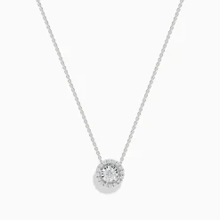 BH Multi Pave Classica 14K White Gold Diamond Pendant 0.49 TCW | Necklaces & Pendants