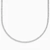Effy Jewelry Pave Classica 14k White Gold Diamond Tennis Necklace 9.94 TCW | Necklaces & Pendants