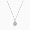 Effy Jewelry Pave Classica 14K White Gold Diamond Halo Pendant 0.49 TCW | Necklaces & Pendants