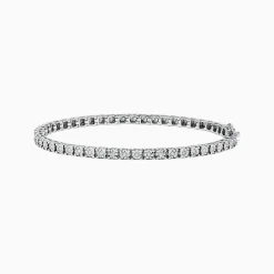 Effy Jewelry Pave Classica 14K White Gold Diamond Tennis Bracelet, 0.51 TCW | Bracelets