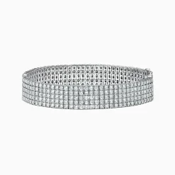 BH MULTI Pave Classica 14K White Gold Diamond Bracelet, 10.05 TCW | Bracelets