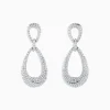 Effy Jewelry Pave Classica 14K White Gold Diamond Earrings | Earrings