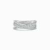 Effy Jewelry Pave Classica 14K White Gold Diamond Cross Over Ring, 0.29 TCW | Rings