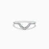 Effy Jewelry Pave Classica 14K White Gold Diamond Wedding Band, 0.13 TCW | Rings