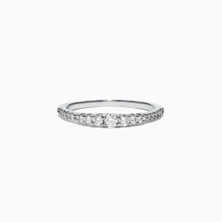 Effy Jewelry Pave Classica 14K White Gold Diamond Band, 0.31 TCW | Rings