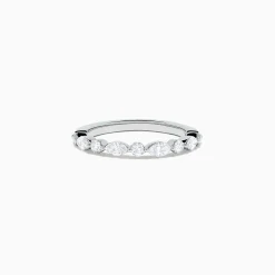 BH Multi Pave Classica 14K White Gold Diamond Band, 0.59 TCW | Rings