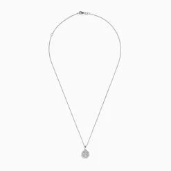 BH Multi Pave Classica 14K White Gold Diamond Pendant | Necklaces & Pendants