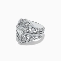 Effy Jewelry Pave Classica 14K White Gold Diamond Ring | Rings