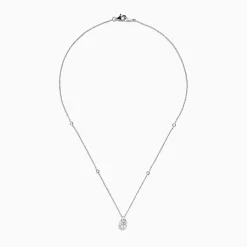 BH Multi Pave Classica 14K White Gold Diamond Pendant | Necklaces & Pendants