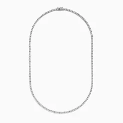 BH Multi Pave Classica 14K White Gold Diamond Tennis Necklace 10.51 TCW | Necklaces & Pendants