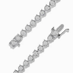 Effy Jewelry Pave Classica 14K White Gold Diamond Bracelet | Bracelets