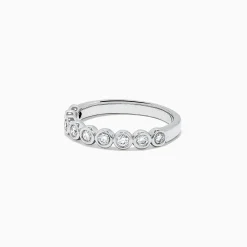 Effy Jewelry Pave Classica 14K White Gold Diamond Bezel Set Ring, 0.35 TCW | Rings