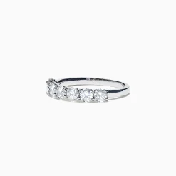 Effy Jewelry Pave Classica 14K White Gold Diamond Band 1.03 TCW | Rings