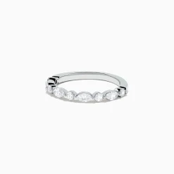 BH Multi Pave Classica 14K White Gold Diamond Band, 0.59 TCW | Rings