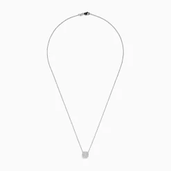 Effy Jewelry Pave Classica 14K White Gold Diamond Pendant | Necklaces & Pendants