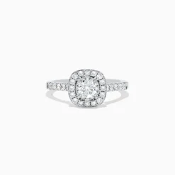 BH Multi Pave Classica 14K White Gold Diamond Engagement u0026 Wedding Ring Set 1.34 TCW | Rings