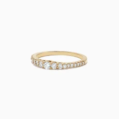 Effy Jewelry Pave Classica 14K Yellow Gold Diamond Band Ring, 0.31 TCW | Rings