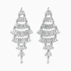 Effy Jewelry Pave Classique 14K White Gold Diamond Earrings | Earrings