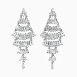 Effy Jewelry Pave Classique 14K White Gold Diamond Earrings | Earrings