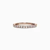 Effy Jewelry Pave Rose 14K Rose Gold Diamond Band, 0.34 TCW | Rings