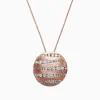 Effy Jewelry Pave Rose 14K Rose Gold Diamond Pendant, 1.91 TCW | Necklaces & Pendants