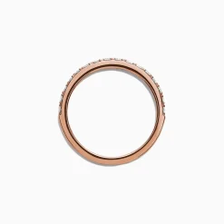 Effy Jewelry Pave Rose 14K Rose Gold Diamond Band, 0.34 TCW | Rings