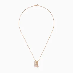 Effy Jewelry Pave Rose 14k Textured Rose Gold Diamond Pendant | Necklaces & Pendants