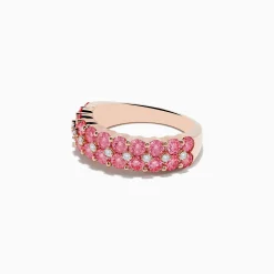Effy Jewelry Reverie 14K Gold Lab Grown Pink and White Diamond Ring | Rings
