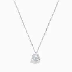 Effy Jewelry Reverie 14K White Gold 1.00ct Lab Grown Diamond Pendant | Necklaces & Pendants