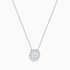 Effy Jewelry Reverie 14K White Gold Lab Grown Diamond Pendant | Necklaces & Pendants