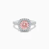 Effy Jewelry Reverie 14K White Gold Lab Grown Pink and White Diamond Ring | Rings