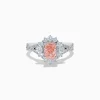 Effy Jewelry Reverie 14K White Gold Lab Grown Pink and White Diamond Ring | Rings