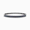 Effy Jewelry Royale Bleu 14K White Gold Natural Blue Sapphire u0026 Diamond Bangle, 3.60 TCW | Bracelets