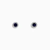 Effy Jewelry Royale Bleu 14K White Gold Sapphire u0026 Diamond Stud Earrings, 0.47 TCW | Earrings