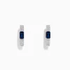 BH Multi Royale Bleu 14K White Gold Sapphire and Diamond Earrings | Earrings