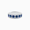 Effy Jewelry Royale Bleu 14K White Gold Sapphire and Diamond Ring, 1.66 TCW | Rings
