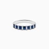 Effy Jewelry Royale Bleu 14K White Gold Sapphire and Diamond Ring, 0.95 TCW | Rings