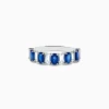 BH Multi Royale Bleu 14K White Gold Blue and White Sapphire Ring | Rings