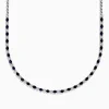 Effy Jewelry Royale Bleu 14K White Gold Sapphire and Diamond Necklace | Necklaces & Pendants
