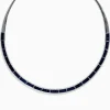 Effy Jewelry Royale Bleu 14K White Gold Blue Sapphire and Diamond Necklace | Necklaces & Pendants