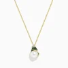 BH Multi Safari 14K Yellow Gold Tsavorite, Diamond and Pearl Frog Pendant | Necklaces & Pendants