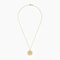 Effy Jewelry Safari 14K Yellow Gold White and Black Diamond Horse Pendant | Necklaces & Pendants