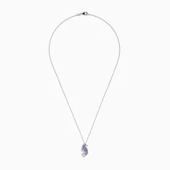 Effy Jewelry Seaside 925 Sterling Silver Tanzanite and Diamond Seahorse Pendant | Necklaces & Pendants