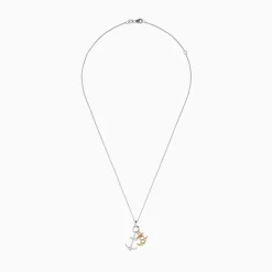 Effy Jewelry Seaside 14K 3 Color Gold Diamond 3 Anchor Pendant | Necklaces & Pendants