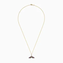 BH Multi Seaside 14K Gold Sapphire u0026 Diamond Whale's Tail Pendant, 0.82 TCW | Necklaces & Pendants